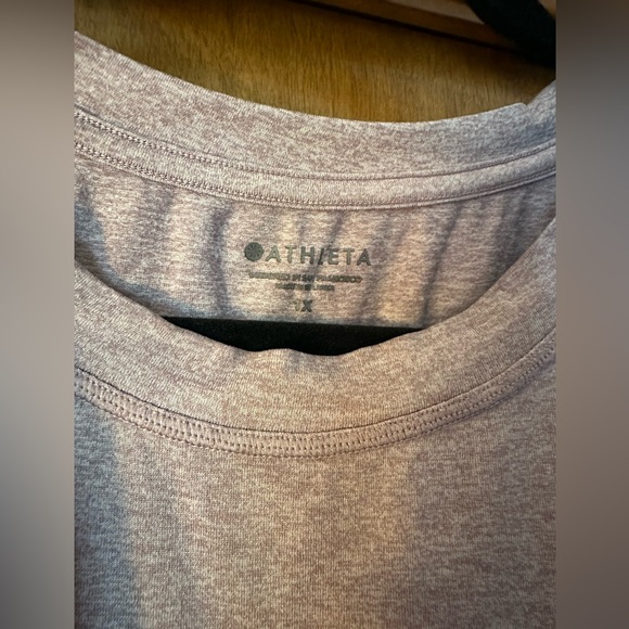 Athleta Heathered Purple Workout Tank size 1X - Picture 4 of 5